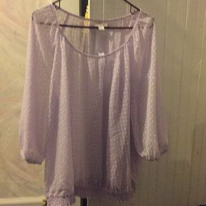 Light purple blouse